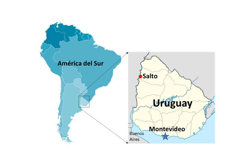 Mapa Uruguay Mapa Uruguay